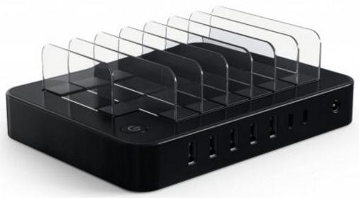 фото Зарядная станция Satechi 7-Port USB Charging Station Dock (Black)
