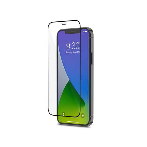 фото Защитное покрытие Moshi AirFoil Pro для экрана iPhone 12/12 Pro. Цвет контура: черный