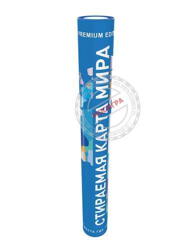 фото Smart gift: Скретч-карта мира "Премиум" (Синяя) А2