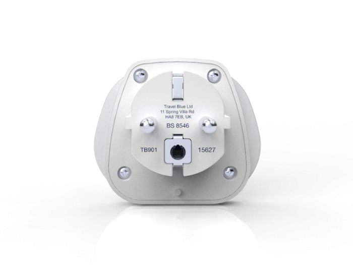 фото Сетевой адаптер-переходник Travel Blue World-to-EU (901), цвет белый