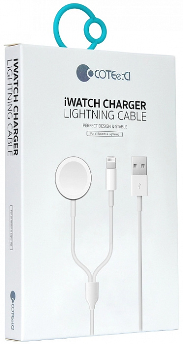 фото Кабель COTEetCI WS-19 iwatch＆Lightning 2in1 Cable