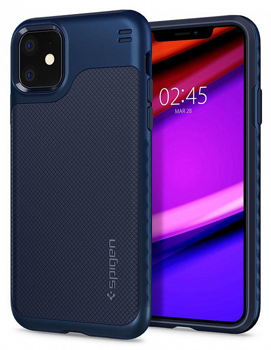 фото Чехол - накладка Spigen Hybrid NX, blue - iPhone 11