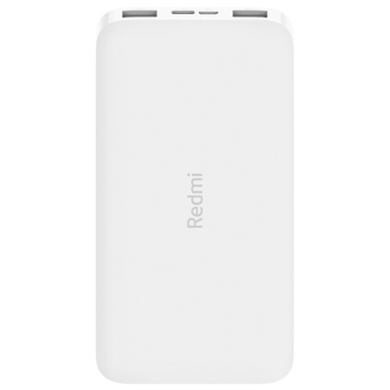 фото Внешний аккумулятор XIAOMI Redmi Power Bank 10000 mAh Micro-USB/USB-C (PB100LZM) QC3.0 (2xUSB) Белый