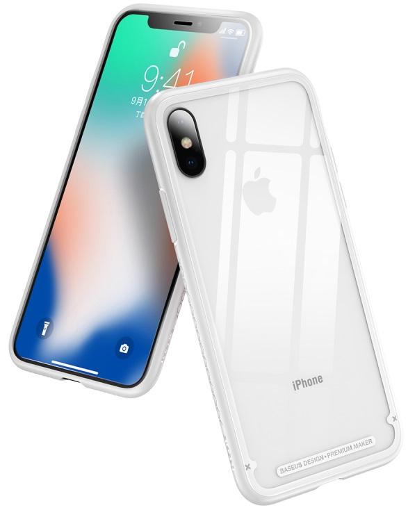 фото Чехол Baseus See-through Glass (WIAPIPH58-YS02) для iPhone X/Xs (White)