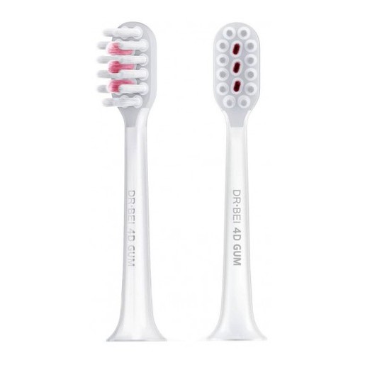 фото Насадки для зубной щетки DR.BEI Sonic Electric Toothbrush（4D Cleaning Version）2 pieces pack Pink(apply to S7)
