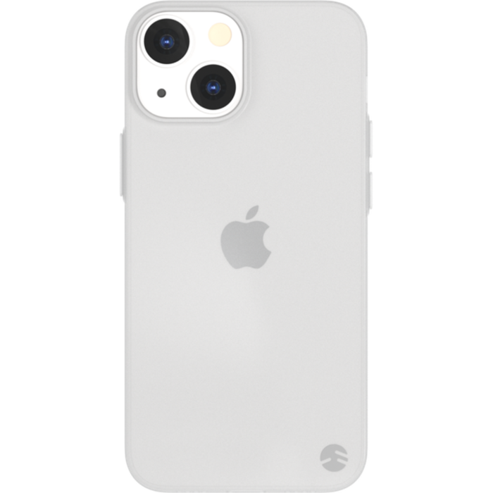 фото Чехол-накладка SwitchEasy 0.35 на заднюю сторону iPhone 13 mini (5.4"). Цвет: прозрачный белый