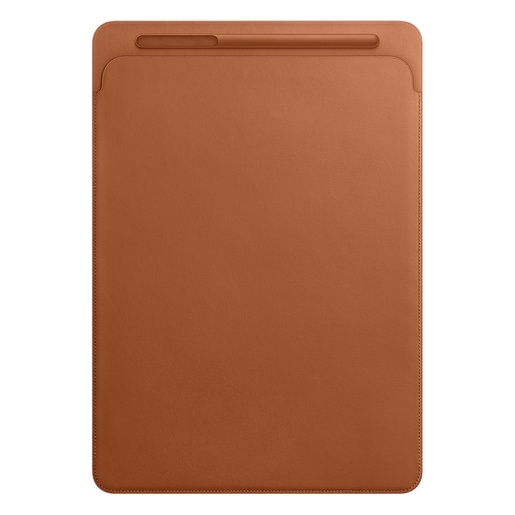 фото Кожаный чехол-футляр Apple Leather Sleeve для iPad Pro 12,9 дюйма. Цвет (Saddle Brown) золотисто-коричневый