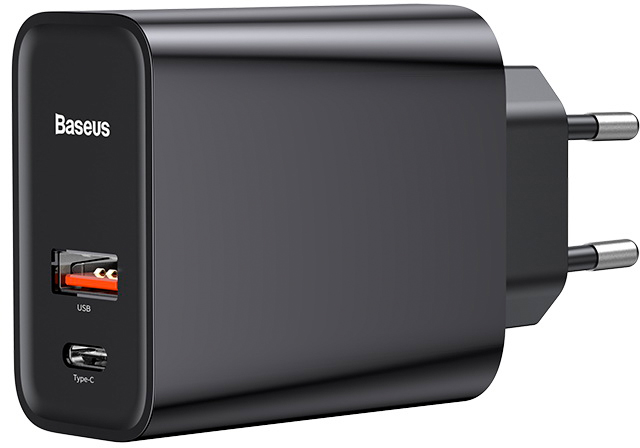 фото Зарядное устройство Baseus Speed PPS Quick charger C+U 30W EU Black