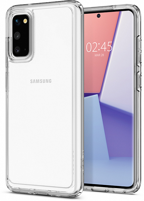 фото Чехол Spigen Ultra Hybrid, clear - Galaxy S20