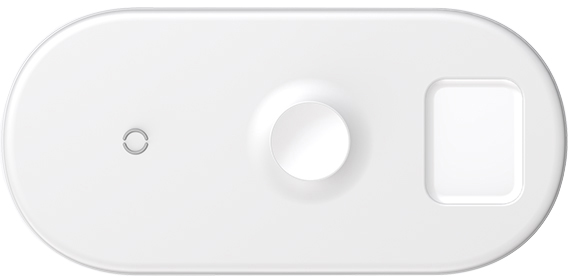 фото Беспроводное зарядное устройство Baseus Smart 3in1 18W WX3IN1-B02 (White)