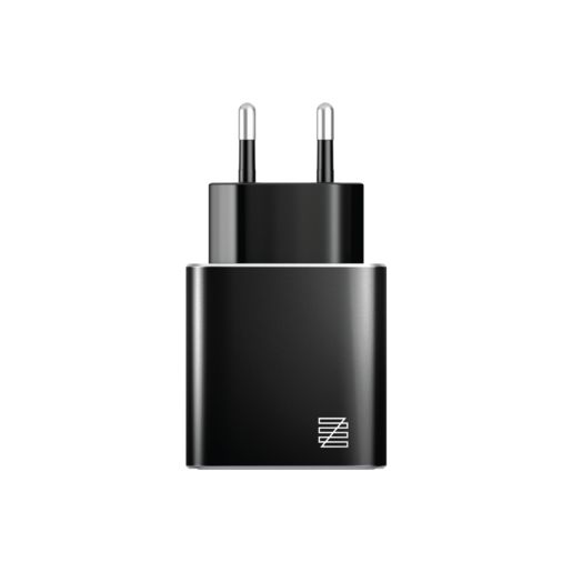 фото Сетевое зарядное устройство LENZZA Piazza Metallic Wall Charger. Два порта USB 5В, 2,1А. Цвет черный.
Lenzza Piazza Metallic Wall Charger, MFi - Black