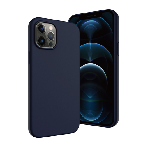 фото Чехол SwitchEasy Skin для iPhone 12 & 12 Pro (6.1"). Цвет: синий.
