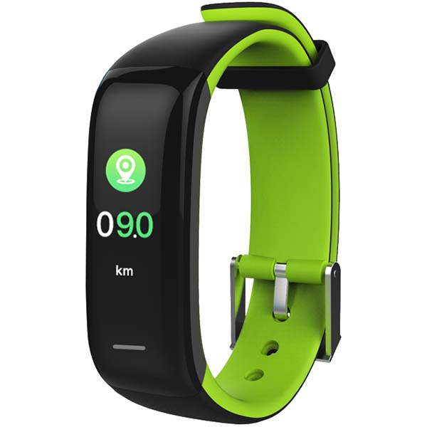 фото Qumann QSB 09 Black-Green Фитнес браслет