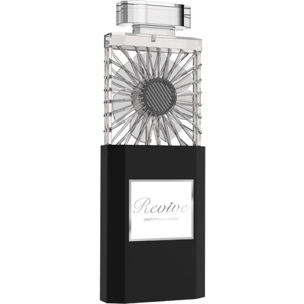 фото Портативный мини-вентилятор SwitchEasy Revive- scent mini fan. Три скорости, емкость аккумулятора 1200мАч. Порт micro-USB. Цвет черный