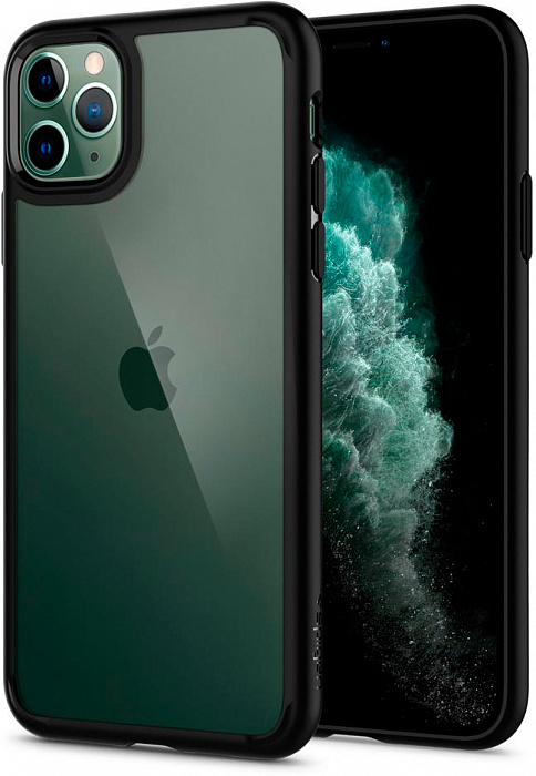 фото Чехол Spigen Ultra Hybrid, black - iPhone 11 Pro Max