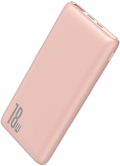 фото Аккумулятор внешний  BASEUS 10000mAh 18W PD+QC Quick Charge Portable Power Bank - Pink