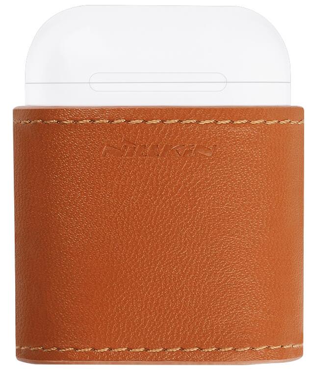 фото Чехол для наушников AirPods Nillkin Mate wireless charging case, Brown