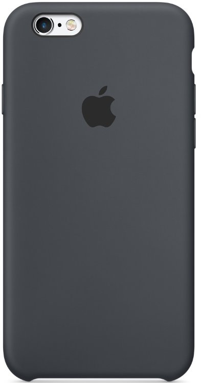 фото Чехол силиконовый для Apple iPhone 6s Charcoal Gray