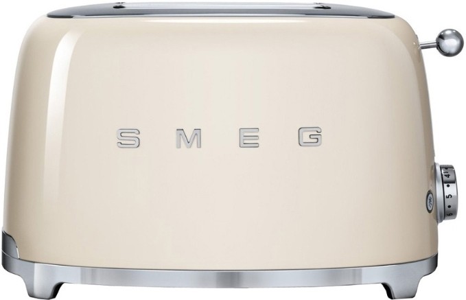 фото Тостер Smeg на 2 хлебца TSF01CREU (Cream)