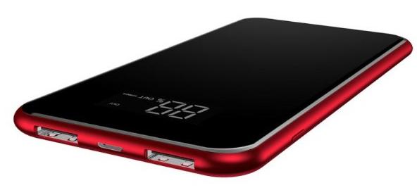 фото Аккумулятор внешний Baseus Power bank + Wireless Charge 2USB 8000mAh Red (PPALL-EX09)