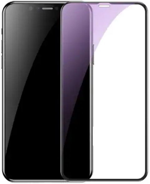 фото Защитное стекло Baseus Full Coverage Anti Blue Light Glass (SGAPIPH65-HE01) для iPhone Xs Max (Black)