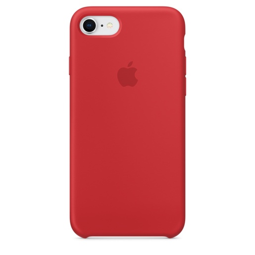 фото Силиконовый чехол Apple Silicone Case для iPhone 8/7, цвет (PRODUCT RED) красный
