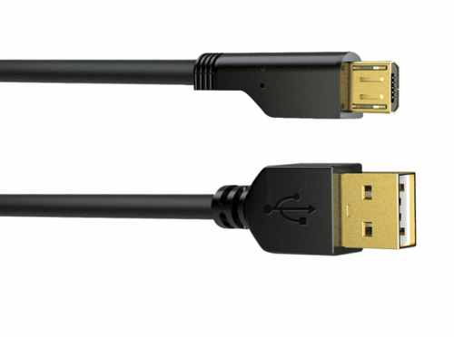 фото Кабель передачи данных miсroUSB, 2м, GOLD