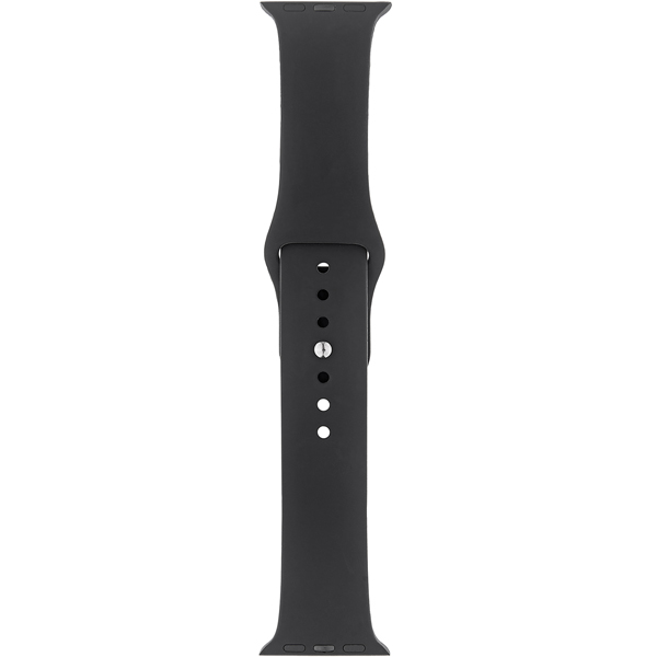 фото Ремешок SPORT для Apple Watch 38mm&40mm, силикон, чёрный