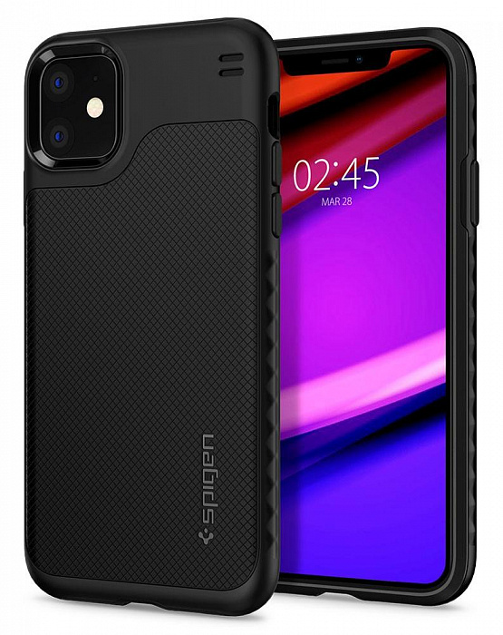 фото Чехол - накладка Spigen Hybrid NX, black - iPhone 11