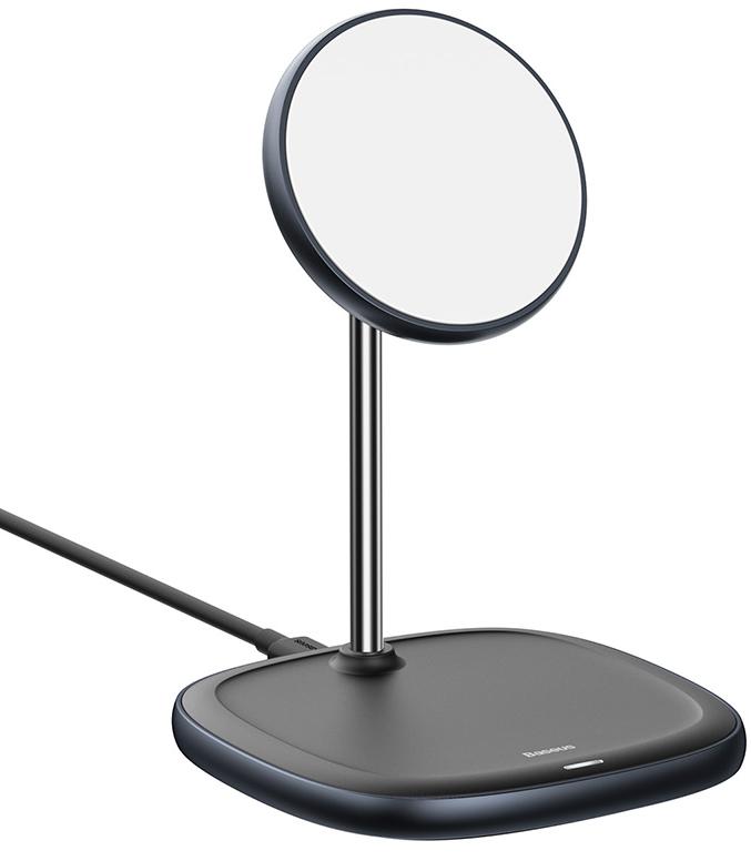 фото Беспроводное зарядное устройство Baseus Swan Wireless Charger (WXSW-01) для iPhone Series 12 (Black)
