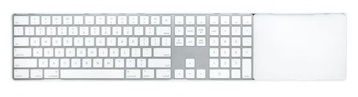 фото Док-станция Twelve South MagicBridge Extended, позволяющая объединить клавиатуру и трекпад в одно пространство. Материал: пластик. Цвет: белый