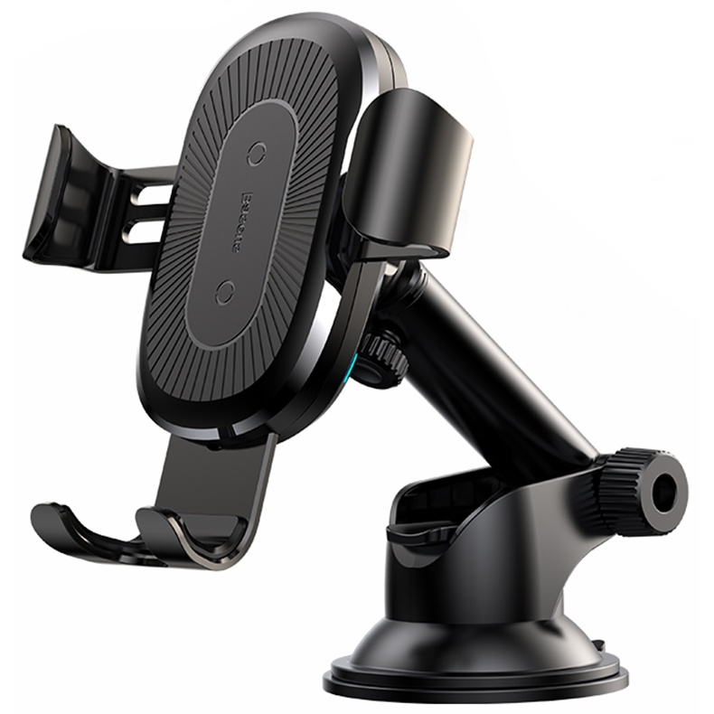 фото Автодержатель Baseus Wireless Charger Gravity Car Mount（osculum type ）Black