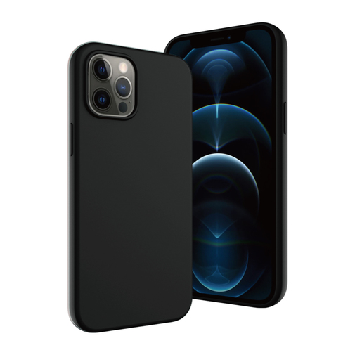 фото Чехол SwitchEasy Skin для iPhone 12 & 12 Pro (6.1"). Цвет: черный.
