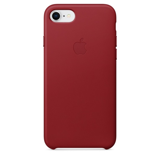 фото Кожаный чехол Apple Leather Case для iPhone 8/7, цвет (PRODUCT)RED красный