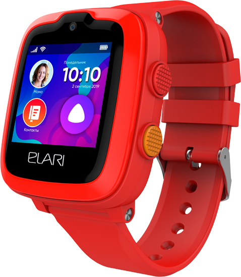 фото Детские умные часы Elari KidPhone 4G (Red)