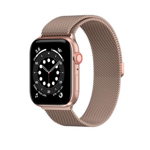 фото Ремешок SwitchEasy Mesh для Apple Watch 38/40mm. Материал: нержавеющая сталь. Цвет: розовое золото