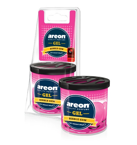 фото Автомобильный ароматизатор AREON GEL CAN BLISTER GCB06 (704-GCB-06), Bubble Gum, Бабл Гам