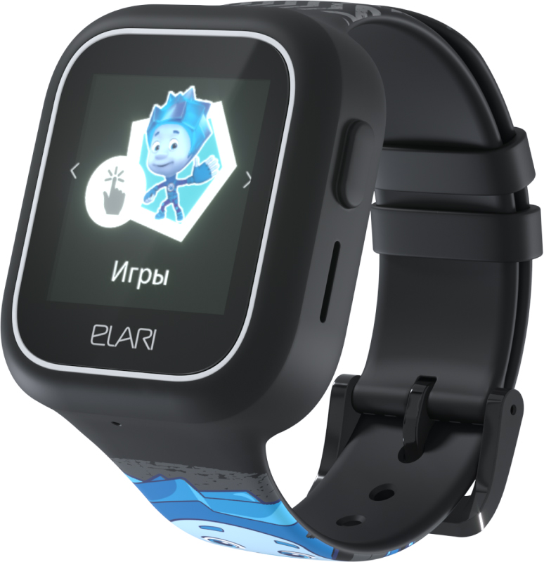 фото Детские умные часы Elari FixiTime Lite (Black)