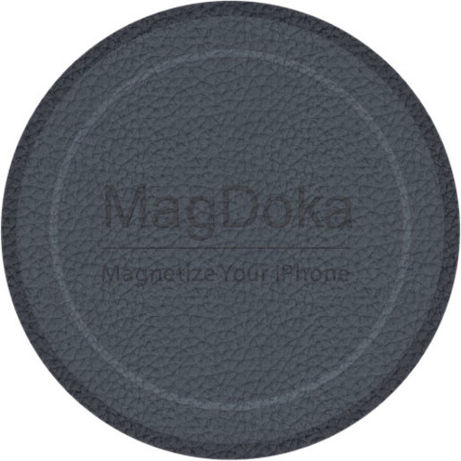 фото Магнитное крепление SwitchEasy MagDoka Mounting Disc для зарядного устройства Apple MagSafe. Совместим с Apple iPhone 12&11. Внешняя отделка: полиуретан. Цвет: синий