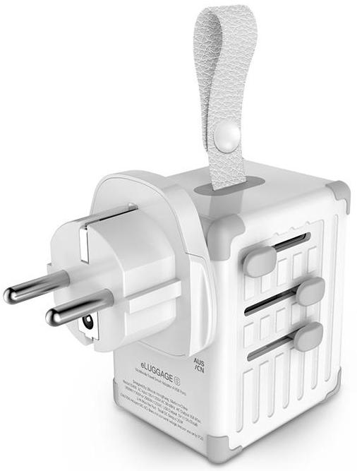 фото Адаптер для путешествий Zikko eLUGGAGE X Worldwide Travel Smart Adaptor USB 42W (EX300)
