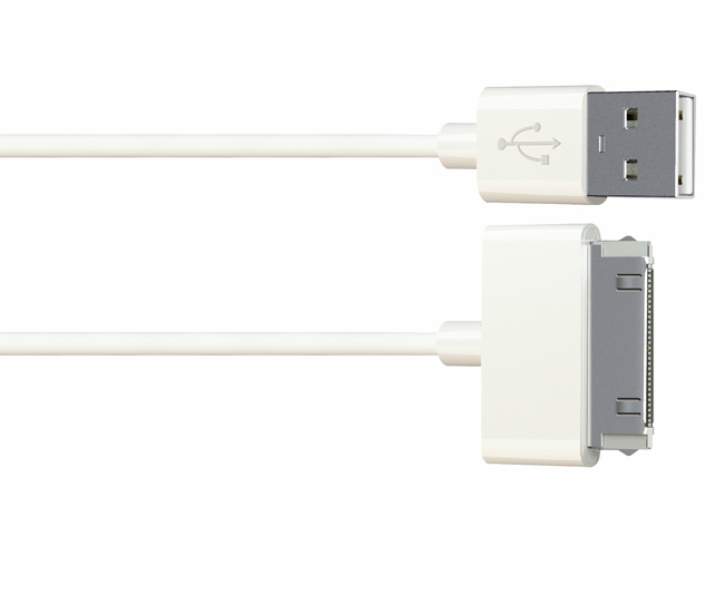 фото Кабель передачи данных USB для iPhone, 2M, белый