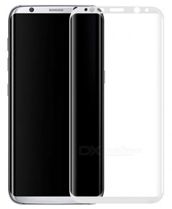 фото Защитное стекло Onext Tempered Glass 3D (41265) для Samsung Galaxy S8 Plus (White)