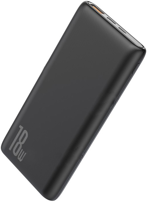 фото Аккумулятор внешний  BASEUS 10000mAh 18W PD+QC Quick Charge Portable Power Bank - Black