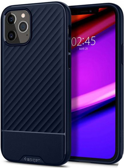 фото Чехол-накладка Spigen Core Armor (ACS01472) для iPhone 12 Pro Max (Navy Blue)