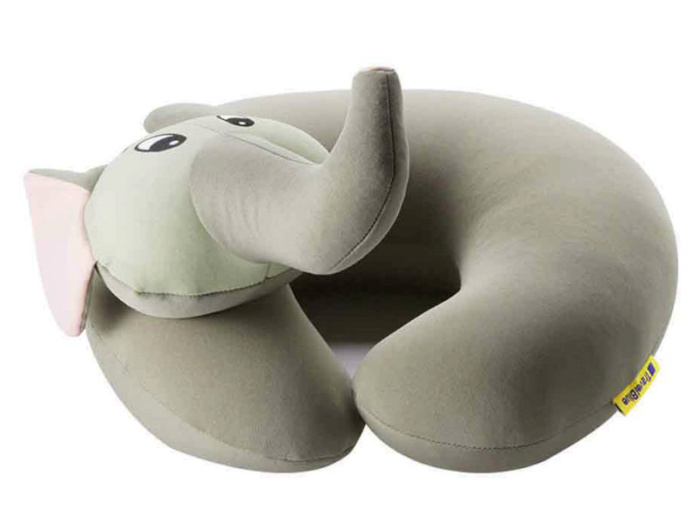 фото Подушка для путешествий с наполнителем из микробисера детская "Слон" Travel Blue Fun Pillow - Elephant (238)