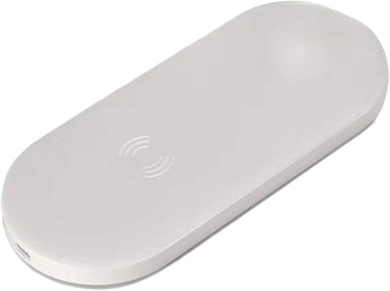фото Беспроводное зарядное устройство COTEetCI 2in1 Wireless Charger WS-7 (White)