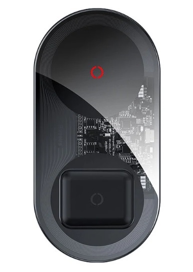 фото Беспроводное зарядное устройство Baseus Simple 2in1 Wireless Charger Turbo Edition 20W