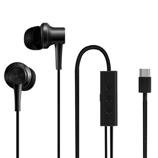 фото Наушники XIAOMI Mi Noise Cancelling Earphones Type-C - Черные