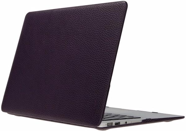 фото OEM Чехол кожаный Heddy для MacBook 13"Pro nonRetina HD-N-A-13o-01-12. Фиолетовый