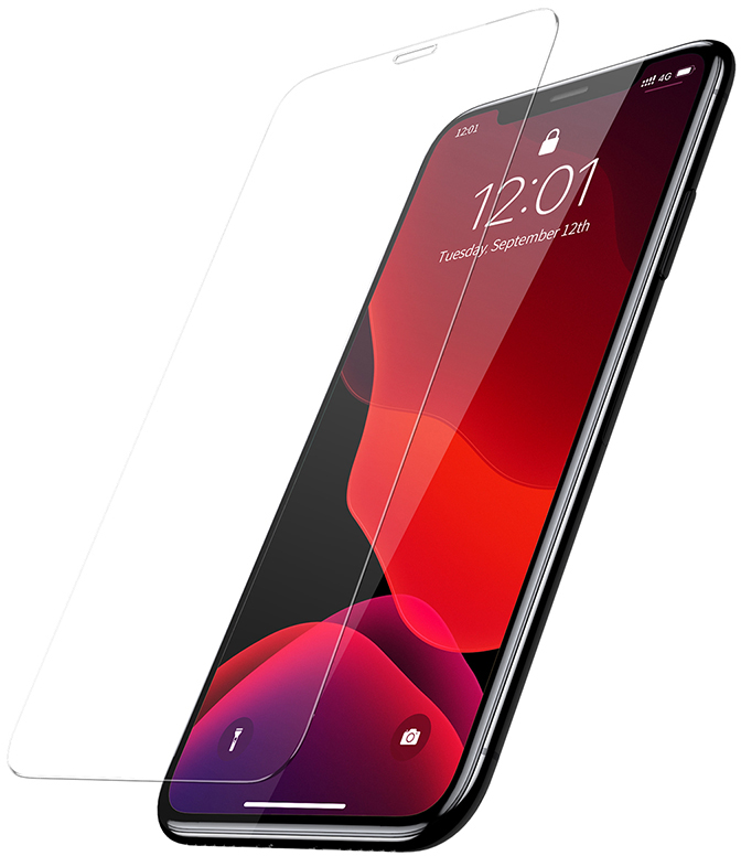 фото Защитное стекло Baseus Full-glass Tempered 0.3mm (SGAPIPH61-LS02) для iPhone XR/11 (Transparent)